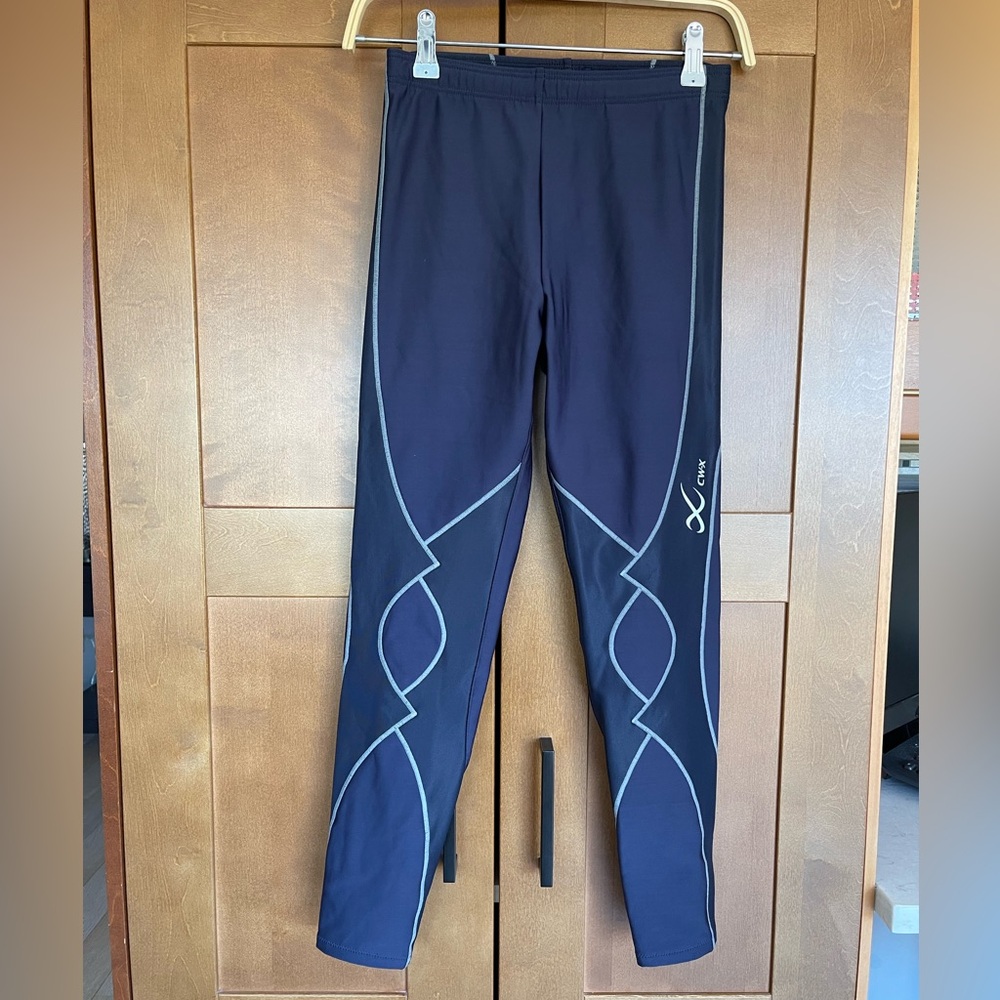 CW-X Navy Compression Athletic Tights for Women, Size Small (NWOT)